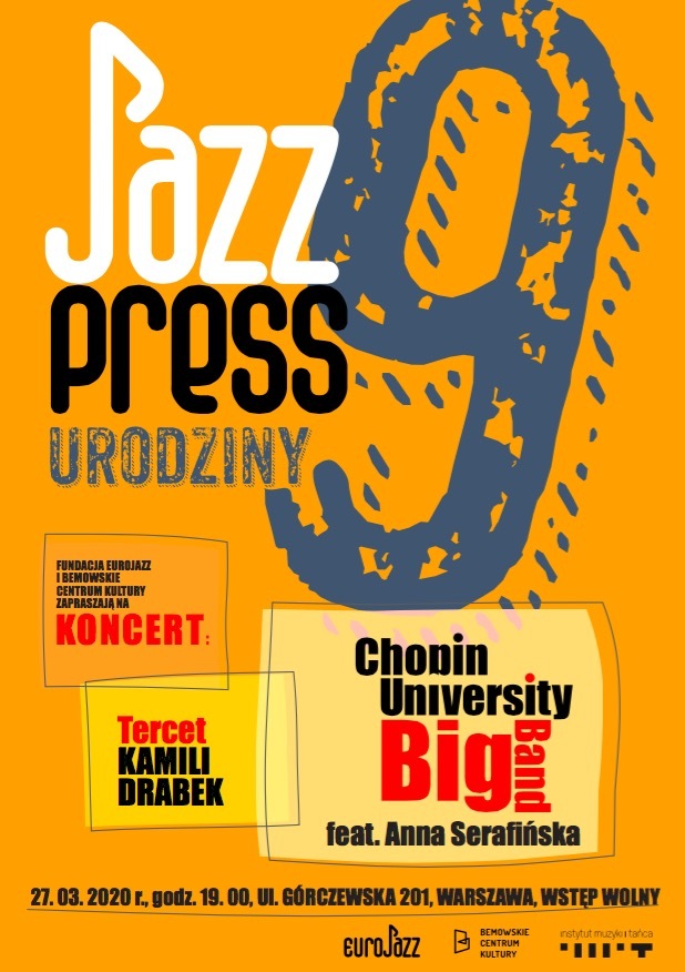 Koncert Z Okazji 9 Urodzin JazzPRESSu Tercet Kamili Drabek Chopin