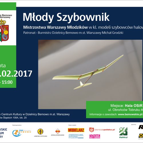 Młody Szybownik – Mistrzostwa Warszawy modeli szybowców halowych