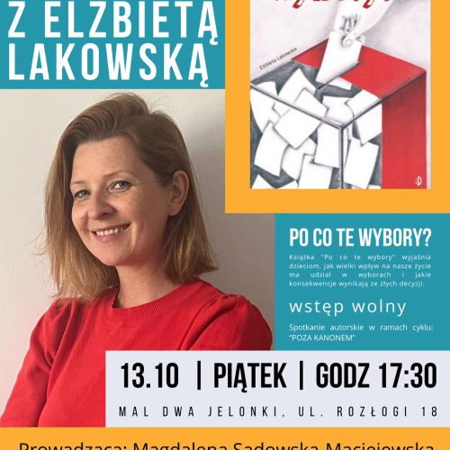 Poza kanonem – spotkanie autorskie z Elżbietą Lakowską