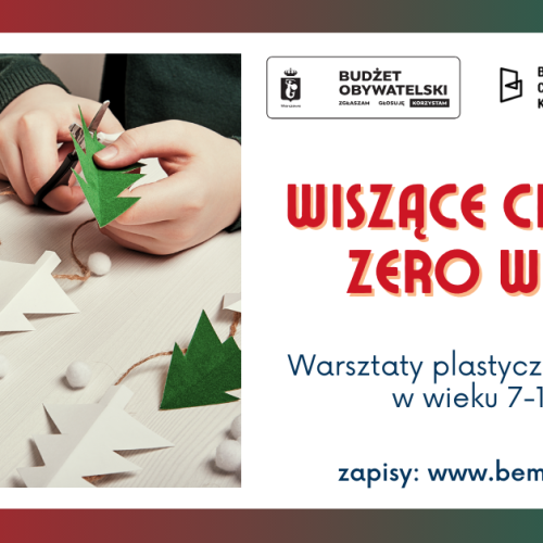 Wiszące choinki zero waste (grupa dzieci 7-12 lat)