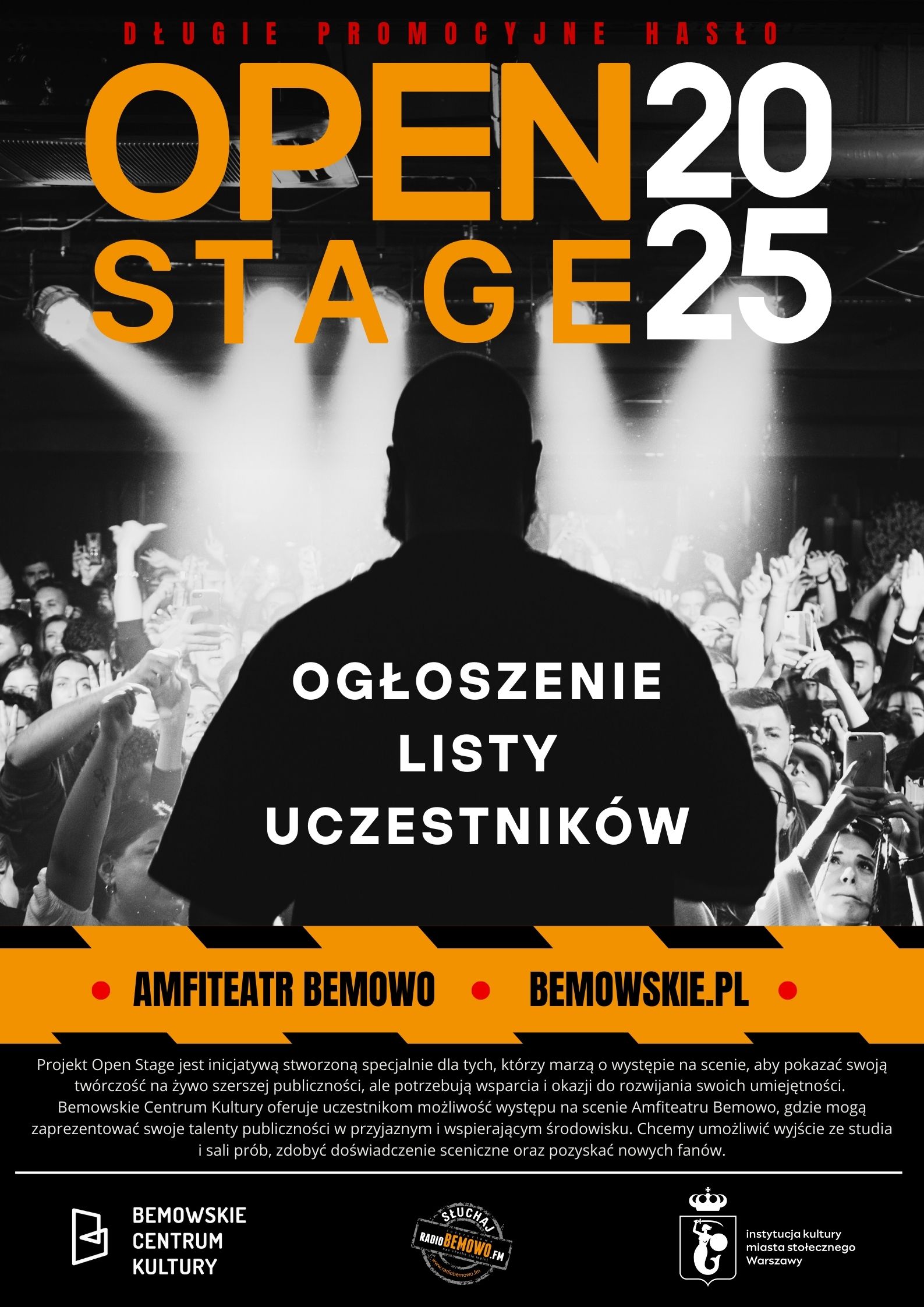 Open stage - ogłoszenie wyników