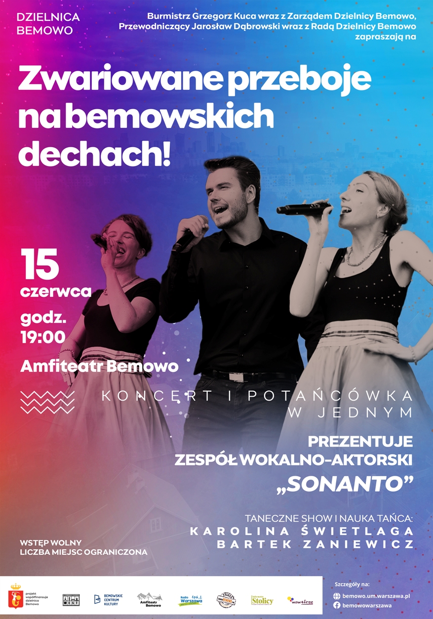 Plakat reklamujący wyprzedaż garażową