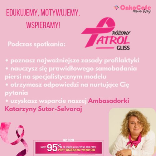 Twoje Zdrowie w Twoich rękach – samobadanie z Różowym Patrolem Gliss