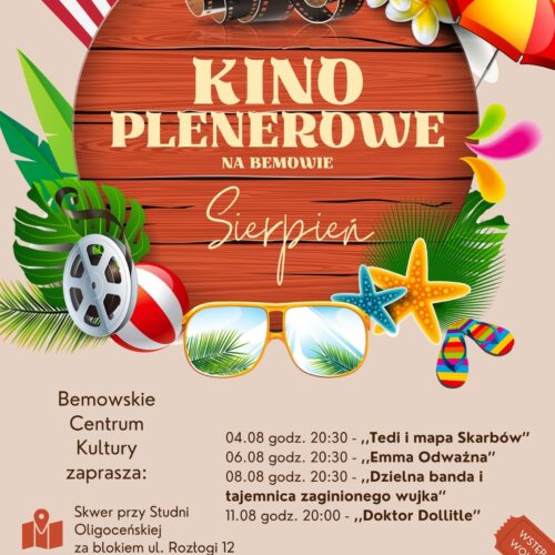 Kino plenerowe na Bemowie „Dzielna banda i tajemnica zaginionego wujka”