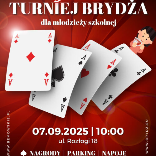 Otwarty Bemowski Turniej Brydża dla młodzieży szkolnej