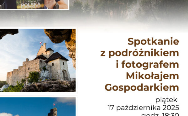 Zamki, dwory i pałace – spotkanie z Mikołajem Gospodarkiem
