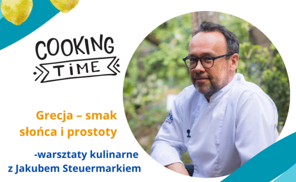 Grecja – smak słońca i prostoty. Warsztaty kulinarne z Jakubem Steuermarkiem Grecja – smak słońca i prostoty. Warsztaty kulinarne z Jakubem Steuermarkiem