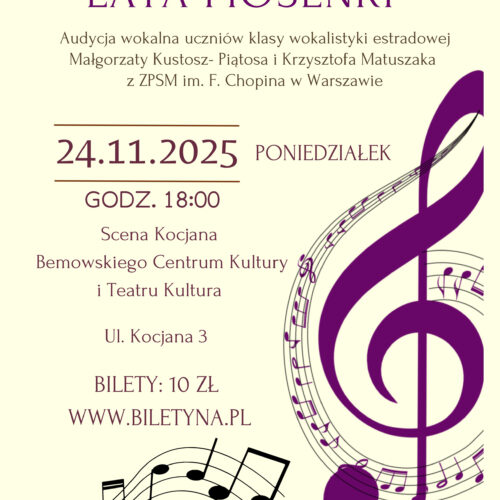 Audycja wokalna „Najpiękniejsze lata piosenki”