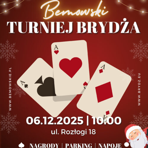 Mikołajkowy Bemowski Turniej Brydża
