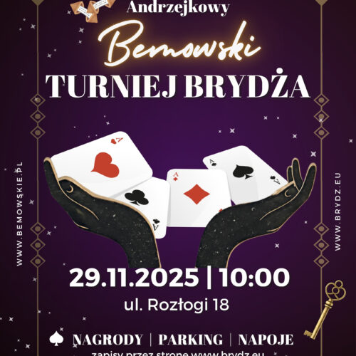 Andrzejkowy Bemowski Turniej Brydża