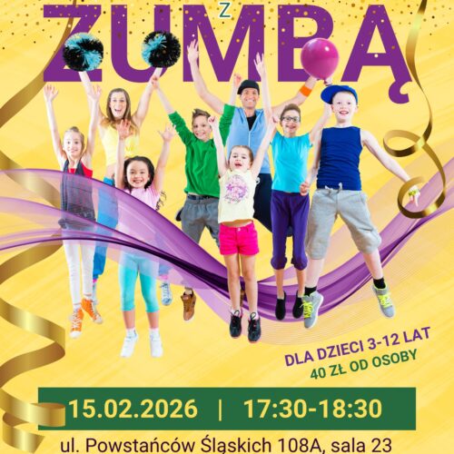 Bal karnawałowy z Zumbą dla dzieci 3-12 lat