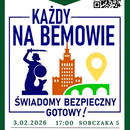 Spotkanie Edukacyjne „Każdy na Bemowie świadomy, bezpieczny, gotowy”
