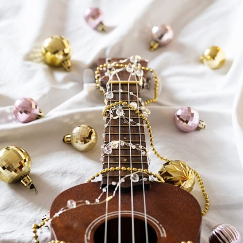 Koncert uczestników zajęć gry na ukulele