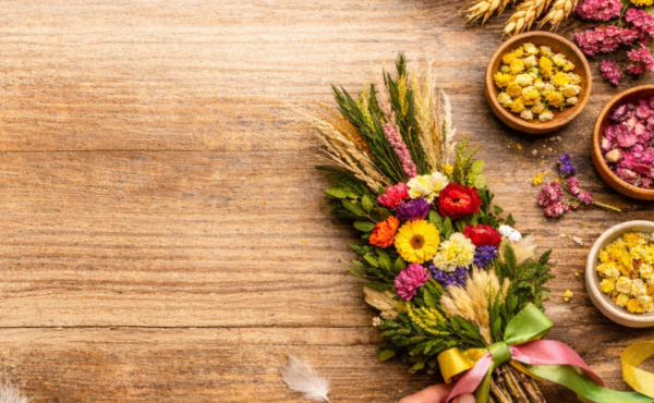 Międzypokoleniowe, wspólne tworzenie palm wielkanocnych