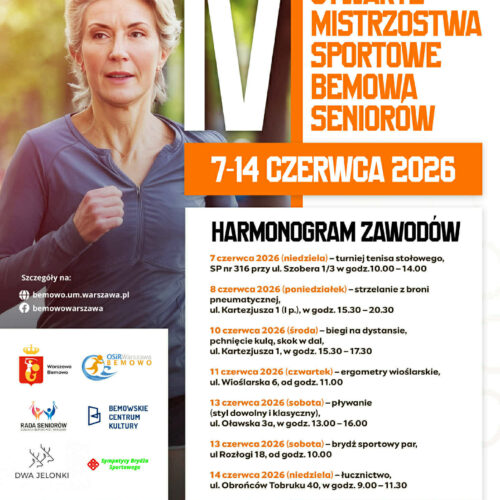 IV Otwarte Mistrzostwa Sportowe Bemowa Seniorów