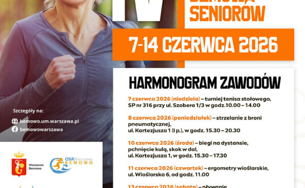 IV Otwarte Mistrzostwa Sportowe Bemowa Seniorów