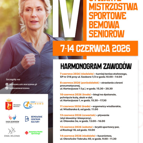 IV Otwarte Mistrzostwa Sportowe Bemowa Seniorów