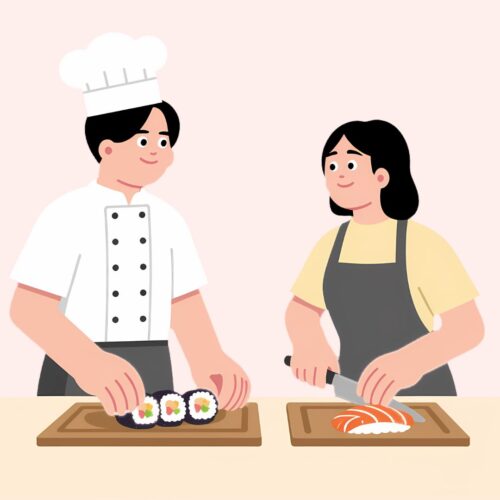 Sushi – warsztaty kulinarne dla seniorów i dorosłych