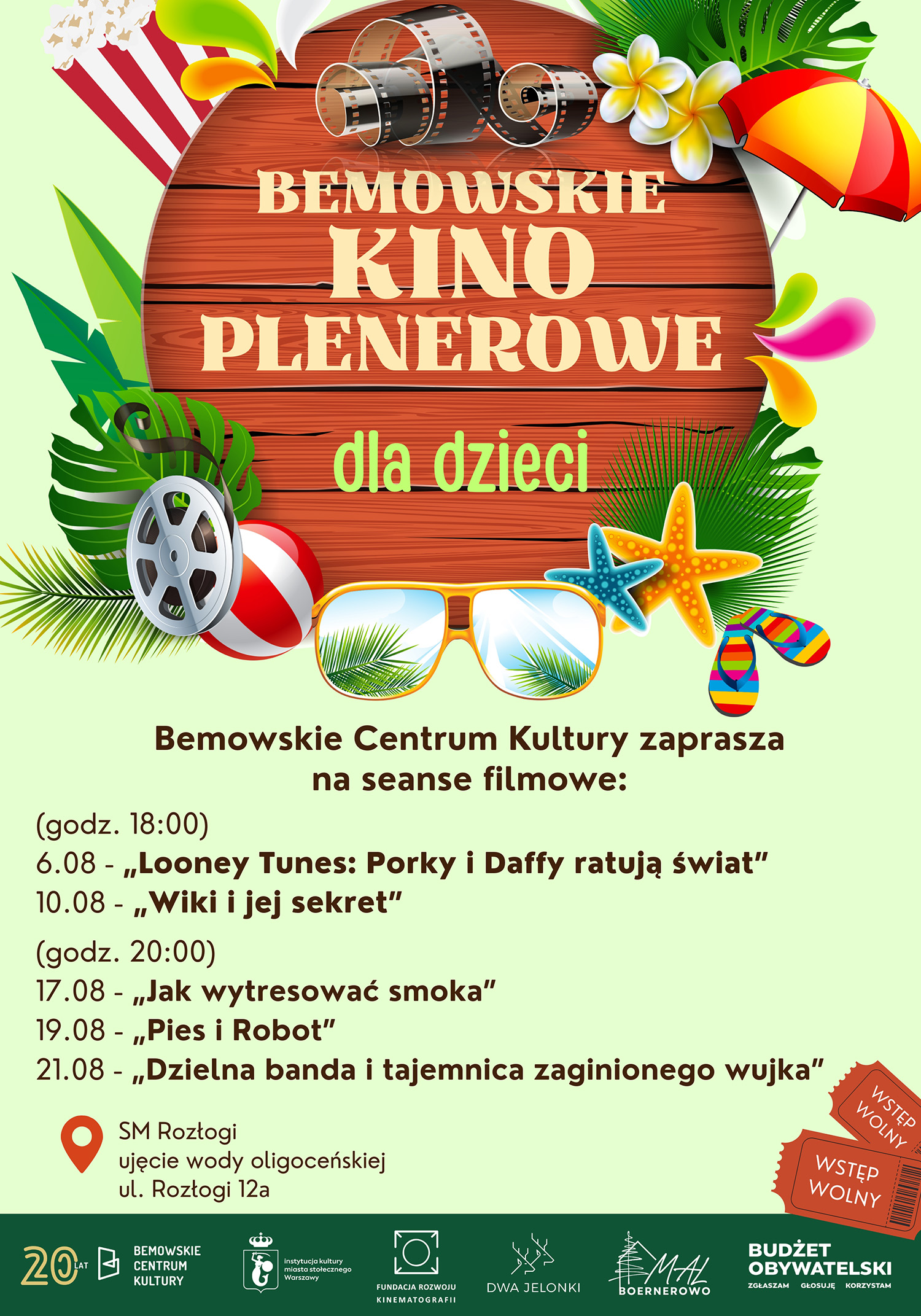 plakat reklamujący koncert - premierę płyty "DOM"