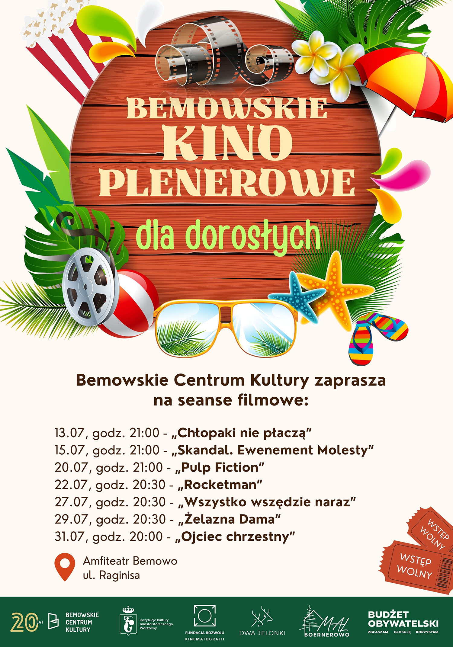 plakat reklamujący koncert - premierę płyty "DOM"