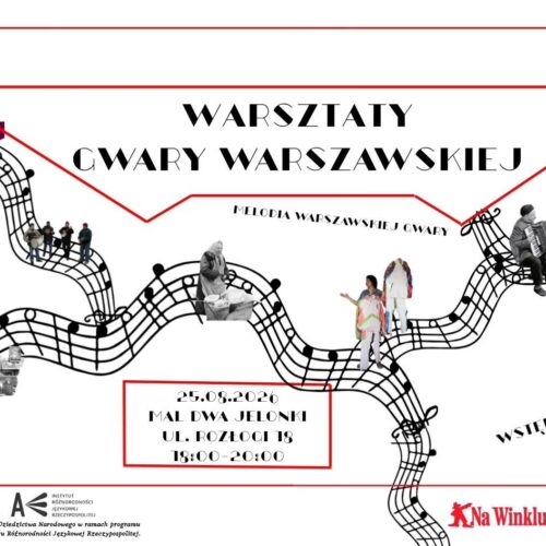 „Melodia warszawskiej gwary” – warsztaty dla osób 18+